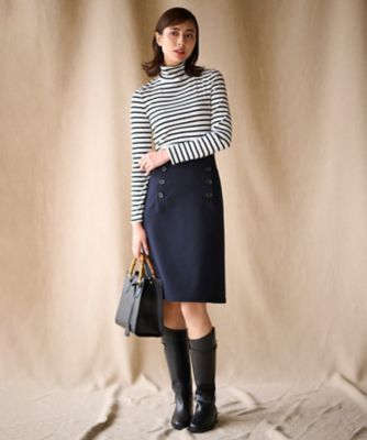 スカート Eleanor ette Navy 11008SKWSNA0307075001?$VS_1500$