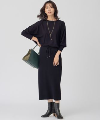 【新品タグ付】23区　ヴィスコースストレッチ タイト スカート ブラック(38) ✨未使用品✨【23区】ヴィスコースストレッチ タイトスカート ブラック