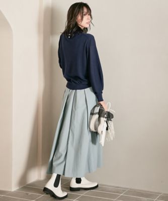 WEB限定】マットナイロンタフタ フレアスカート