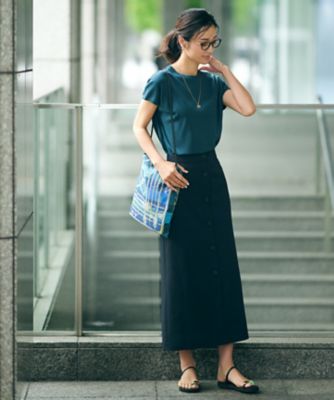 セットアップ対応】オックスストレッチ スカート