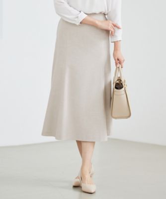 ＜23区 S (Women/小さいサイズ)＞【セットアップ対応】ストレッチブッチャー　スカート（ＳＫＷＳＳＳ００１１）