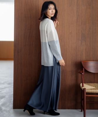 専用です【洗える】ヴィンテージサテン Iライン スカート 38 洗える】ヴィンテージサテン Iライン スカート / 23区