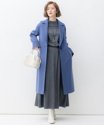 美品　23AW 23区　【洗える】ウールミルドジャージー フレアスカート　L 洗える】ウールミルドジャージー フレアスカート