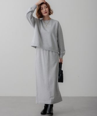 【一部店舗限定／洗える】クリアコットンテリーセットアップ　スカート（ＳＫＷＷＣＷ０８１０）