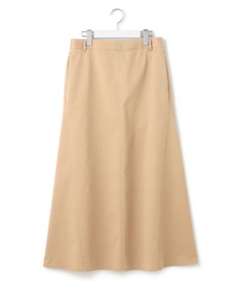 洗える】ストレッチギャバ チノ スカート（SKWWGA0214