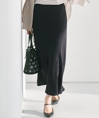 23区 L (Women/大きいサイズ)/ニジュウサンク エル 【吸水速乾／防シワ】ジョーゼットサテン　ナロー　スカート（ＳＫＷＷＧＭ０３１７）