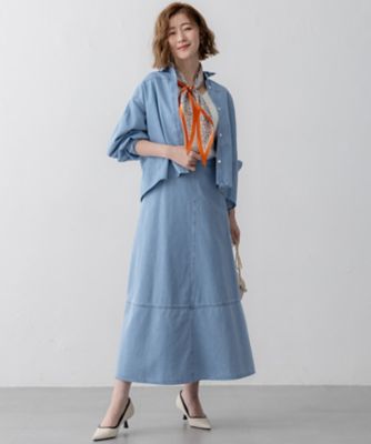 現行品、完売品　ダンガリー、ローンスカート 楽天市場】ayane(アヤン）オーバーチュールダンガリースカート