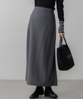 ＜23区 L (Women/大きいサイズ)＞【洗える】ハイカウントフラノ　フレア　スカート（ＳＫＷＷＧＷ０５１９）