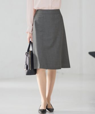 ＜23区 L (Women/大きいサイズ)＞【セットアップ着用】ファインネスウール　フレア　スカート（ＳＫＷＷＬＳ０００５）