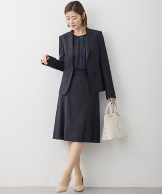 セットアップ着用】ファインネスウール フレア スカート