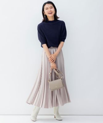 洗える】レザーライク プリーツスカート（SKWWSW0311） | 23