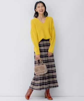 シャギーチェック スカート（SKWWSW0415） | 23区 L (Women