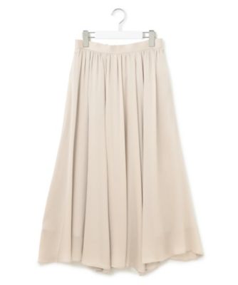 【一部店舗限定／洗える】クレープシフォン　フレア　スカート（ＳＫＷＷＳＷ０８５２）