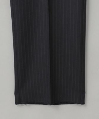 横に伸びる【ＴａｓｍａｎｉａＷｏｏｌ／タマニアウール】ストレッチ　スーツ（ブラックストライプ）（ＳＲＧＯＣＷ００４４）