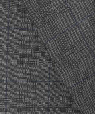 【Ｌｏｒｏ　Ｐｉａｎａ　Ｆａｂｒｉｃ】３６５　通年スーツ（グレーー×格子）（ＳＲＧＯＣＷ０４１５）