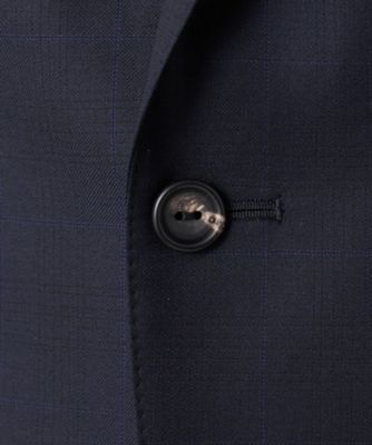 Loro Piana Fabric】365 通年スーツ（ネイビー×格子