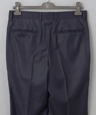 Loro Piana Fabric】365 通年スーツ（ネイビー×格子