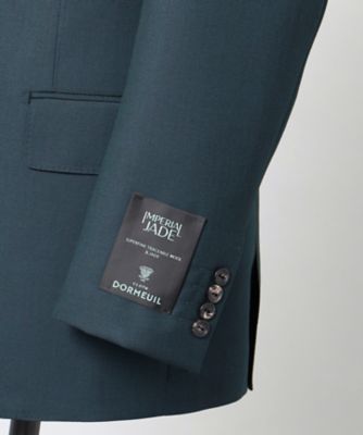 極美品 23年製 YAMAGATAYA ドーメル生地 スーツ S ダークグリーン GOLD LABEL／WEB＆一部店舗限定【DORMEUIL