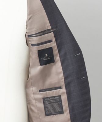 ＷＥＢ＆一部店舗限定【ＤＯＲＭＥＵＩＬ／ドーメル】ＩＭＰＥＲＩＡＬＪＡＤＥ／インペリアルジェイド　通年スーツ（グレー×格子）（ＳＲＧＯＣＷ０