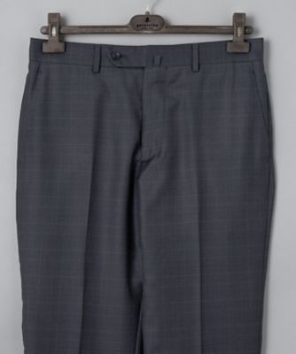 ＷＥＢ＆一部店舗限定【ＤＯＲＭＥＵＩＬ／ドーメル】ＩＭＰＥＲＩＡＬＪＡＤＥ／インペリアルジェイド　通年スーツ（グレー×格子）（ＳＲＧＯＣＷ０
