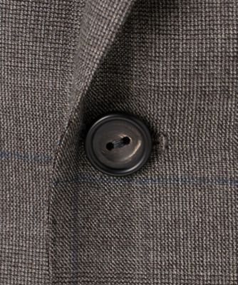 ZEGNA／ゼニア】エレクタ スーツ（ブラウンチェック