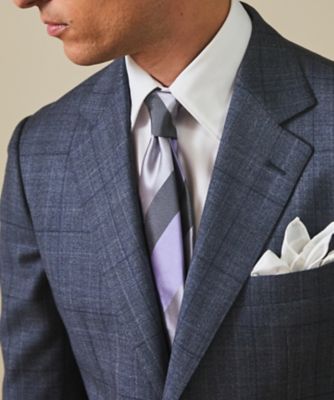 ZEGNA／ゼニア】エレクタ スーツ（サックスブルーチェック