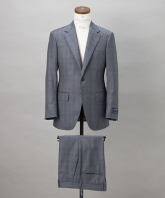 ZEGNA／ゼニア】エレクタ スーツ（サックスブルーチェック