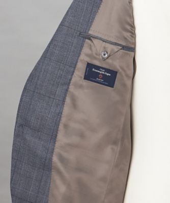 ZEGNA／ゼニア】エレクタ スーツ（サックスブルーチェック