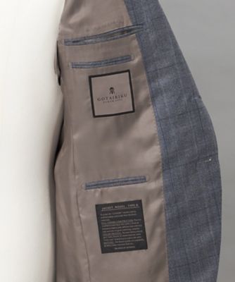 ZEGNA／ゼニア】エレクタ スーツ（サックスブルーチェック
