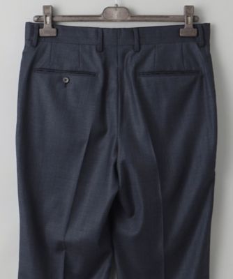Loro Piana Fabric】365 通年スーツ（ネイビー×格子