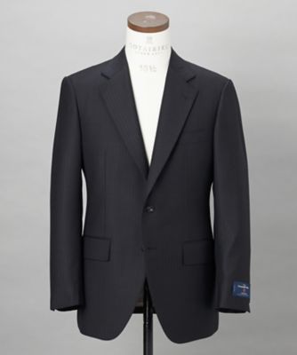 ZEGNA／ゼニア】TRAVELLER スーツ＿グレーストライプ