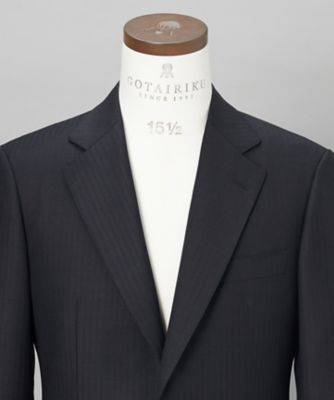 ZEGNA／ゼニア】TRAVELLER スーツ＿グレーストライプ