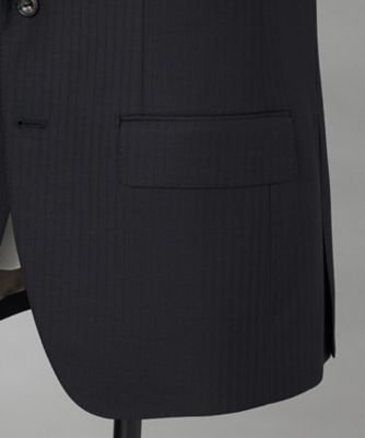 ZEGNA／ゼニア】TRAVELLER スーツ＿グレーストライプ
