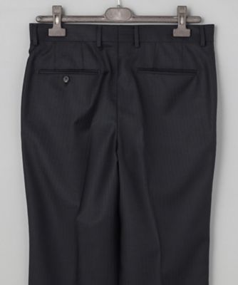 ZEGNA／ゼニア】TRAVELLER スーツ＿グレーストライプ