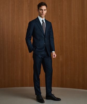 ZEGNA／ゼニア】TRAVELLER スーツ＿グリーン