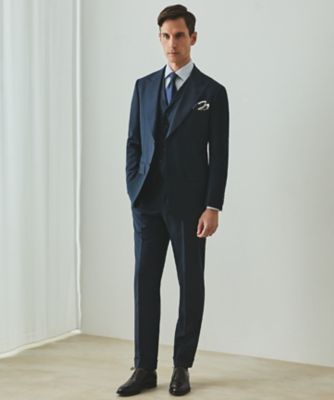 五大陸 (Men)/ゴタイリク シワになりにくい／通年素材【御幸毛織／みゆきけおり】Ｓｕｐｅｒｉｏ１６０　スーツ＿ダークグリーン（ＳＲＧＯＬＭ０４８９）