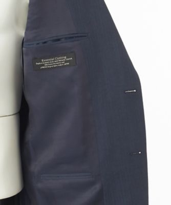 【ＥＳＳＥＮＴＩＡＬ　ＣＬＯＴＨＩＮＧ】インディゴルック　マイクロヘリンボーン　スーツ（ＳＲＯＶＣＭ０１１４）