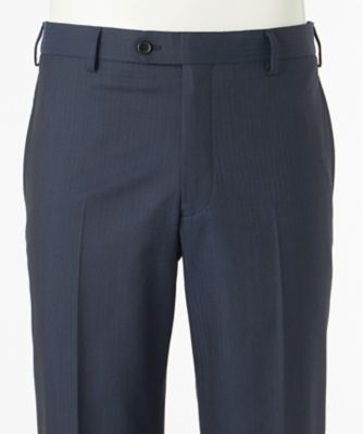 【ＥＳＳＥＮＴＩＡＬ　ＣＬＯＴＨＩＮＧ】インディゴルック　マイクロヘリンボーン　スーツ（ＳＲＯＶＣＭ０１１４）