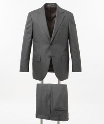 ＜J.PRESS (Men)＞【ＥＳＳＥＮＴＩＡＬ　ＣＬＯＴＨＩＮＧ】ヘリンボーンオーバーペーン　スーツ（ＳＲＯＶＮＡ０２１４）