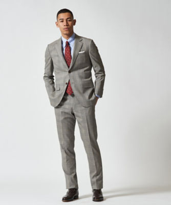 ESSENTIAL CLOTHING】グレナカートチェック スーツ  