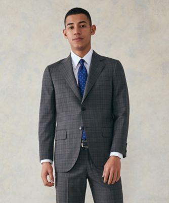 ＜J.PRESS (Men)＞【ＥＳＳＥＮＴＩＡＬ　ＣＬＯＴＨＩＮＧ】ラスティックグレナカート　スーツ（ＳＲＯＶＳＭ０１１２）