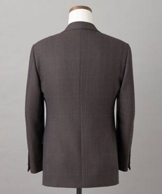 【ＺＥＧＮＡ／ゼニア】ＩＳＬＡＮＤＦＬＥＥＣＥ／アイランドフリース　３ピーススーツ（ブラウン×格子）（ＳＶＧＯＣＷ０４１０）