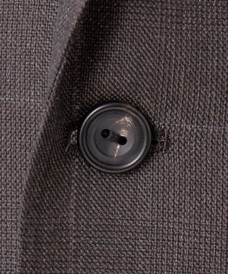 【ＺＥＧＮＡ／ゼニア】ＩＳＬＡＮＤＦＬＥＥＣＥ／アイランドフリース　３ピーススーツ（ブラウン×格子）（ＳＶＧＯＣＷ０４１０）