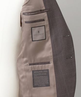 【ＺＥＧＮＡ／ゼニア】ＩＳＬＡＮＤＦＬＥＥＣＥ／アイランドフリース　３ピーススーツ（ブラウン×格子）（ＳＶＧＯＣＷ０４１０）