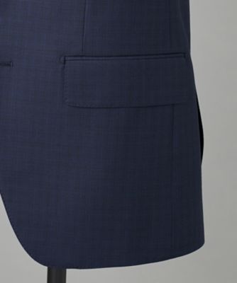 ＷＥＢ＆一部店舗限定【ＤＯＲＭＥＵＩＬ／ドーメル】ＩＭＰＥＲＩＡＬＪＡＤＥ／インペリアルジェイド　通年　３ピーススーツ（ネイビー×格子）（Ｓ