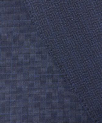ＷＥＢ＆一部店舗限定【ＤＯＲＭＥＵＩＬ／ドーメル】ＩＭＰＥＲＩＡＬＪＡＤＥ／インペリアルジェイド　通年　３ピーススーツ（ネイビー×格子）（Ｓ