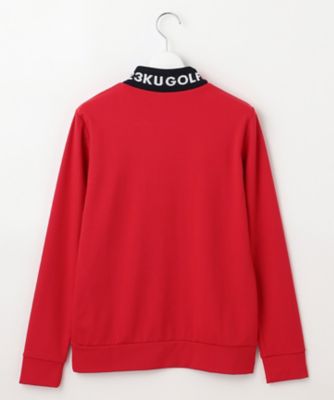 美品■St ANDRWES■襟ロゴ モックネック シャツ 吸水速乾 DRY LL 美品St ANDRWES襟ロゴ モックネック シャツ 吸水速乾 DRY LL
