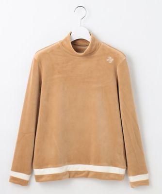 23区GOLF/ニジュウサンクゴルフ ベロア モックネック(TOVLCW0404) 033_ベージュ スポーツウェア【三越伊勢丹/公式】