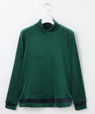23区GOLF/ニジュウサンクゴルフ ベロア モックネック(TOVLCW0404) 065_ダークグリーン スポーツウェア【三越伊勢丹/公式】