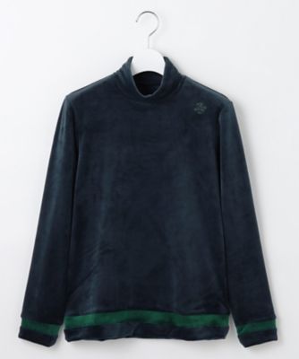 23区GOLF/ニジュウサンクゴルフ ベロア モックネック(TOVLCW0404) 075_ネービーブルー スポーツウェア【三越伊勢丹/公式】